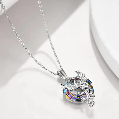 Fashion Phoenix Stainless Steel Plating Pendant Necklace 1 Piece