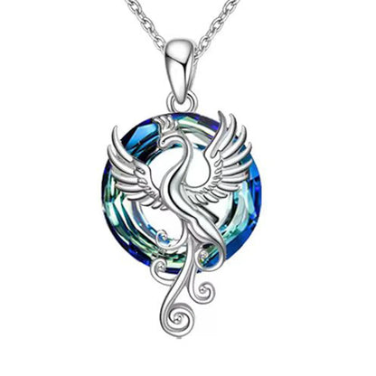 Fashion Phoenix Stainless Steel Plating Pendant Necklace 1 Piece