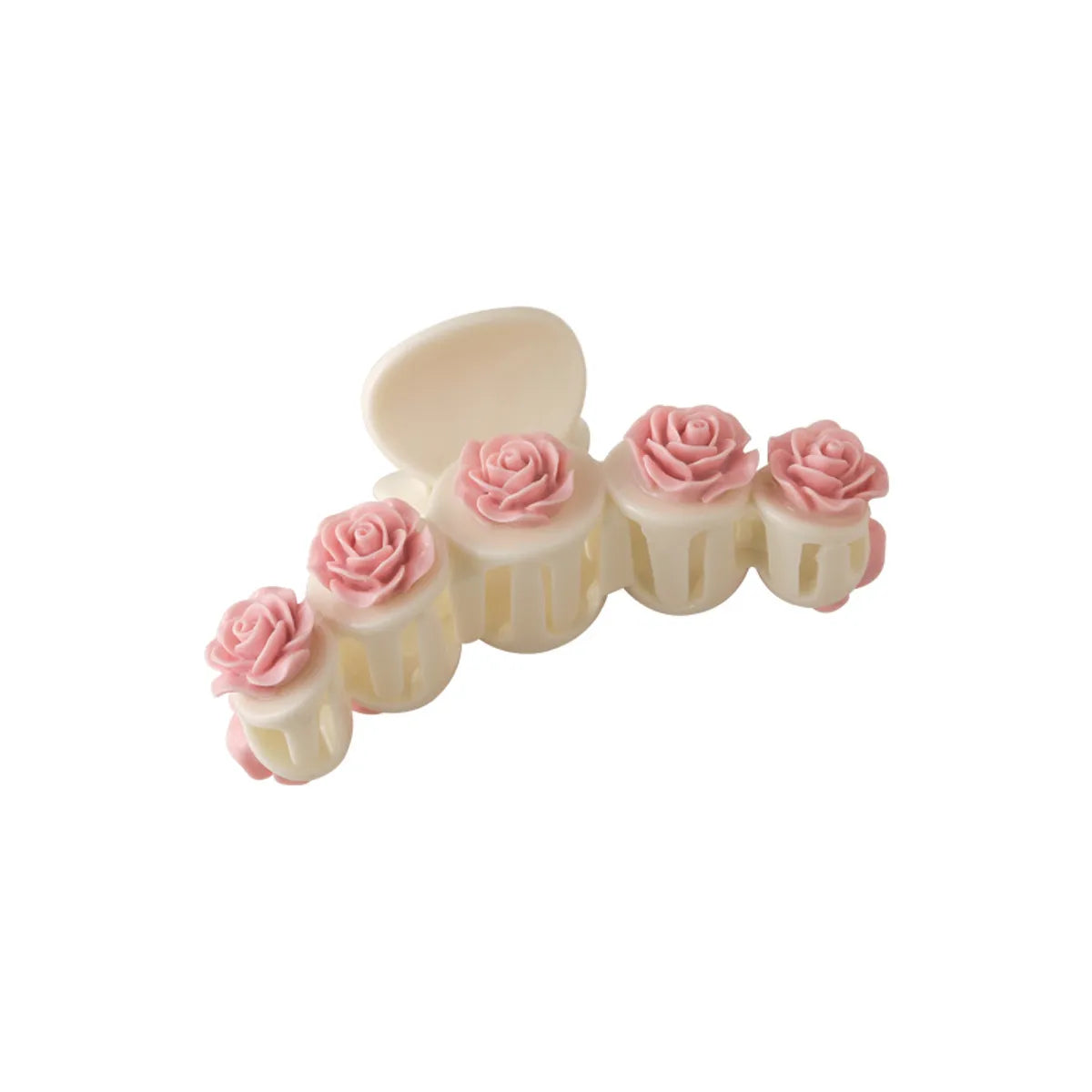 Fashion Pink Camellia Hair Clip Retro Hairpin Hair Accessories