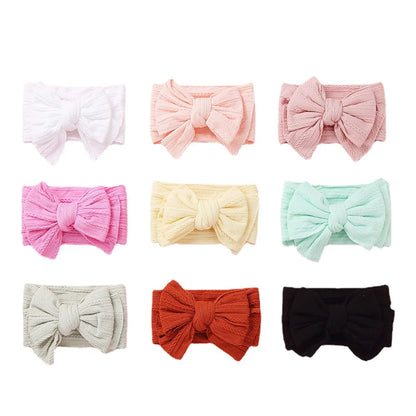 Fashion Plaid Bow Knot Nylon Bowknot Hair Band 1 Piece