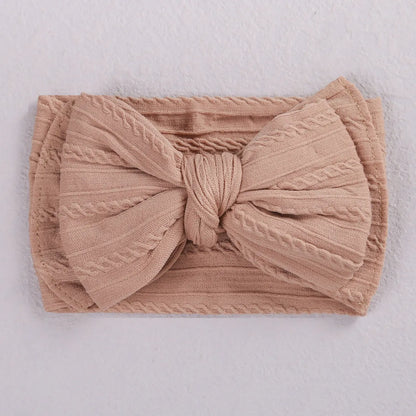 Fashion Plaid Bow Knot Nylon Bowknot Hair Band 1 Piece