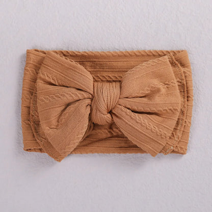 Fashion Plaid Bow Knot Nylon Bowknot Hair Band 1 Piece