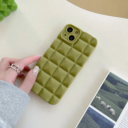 Fashion Plaid Tpu   Phone Cases