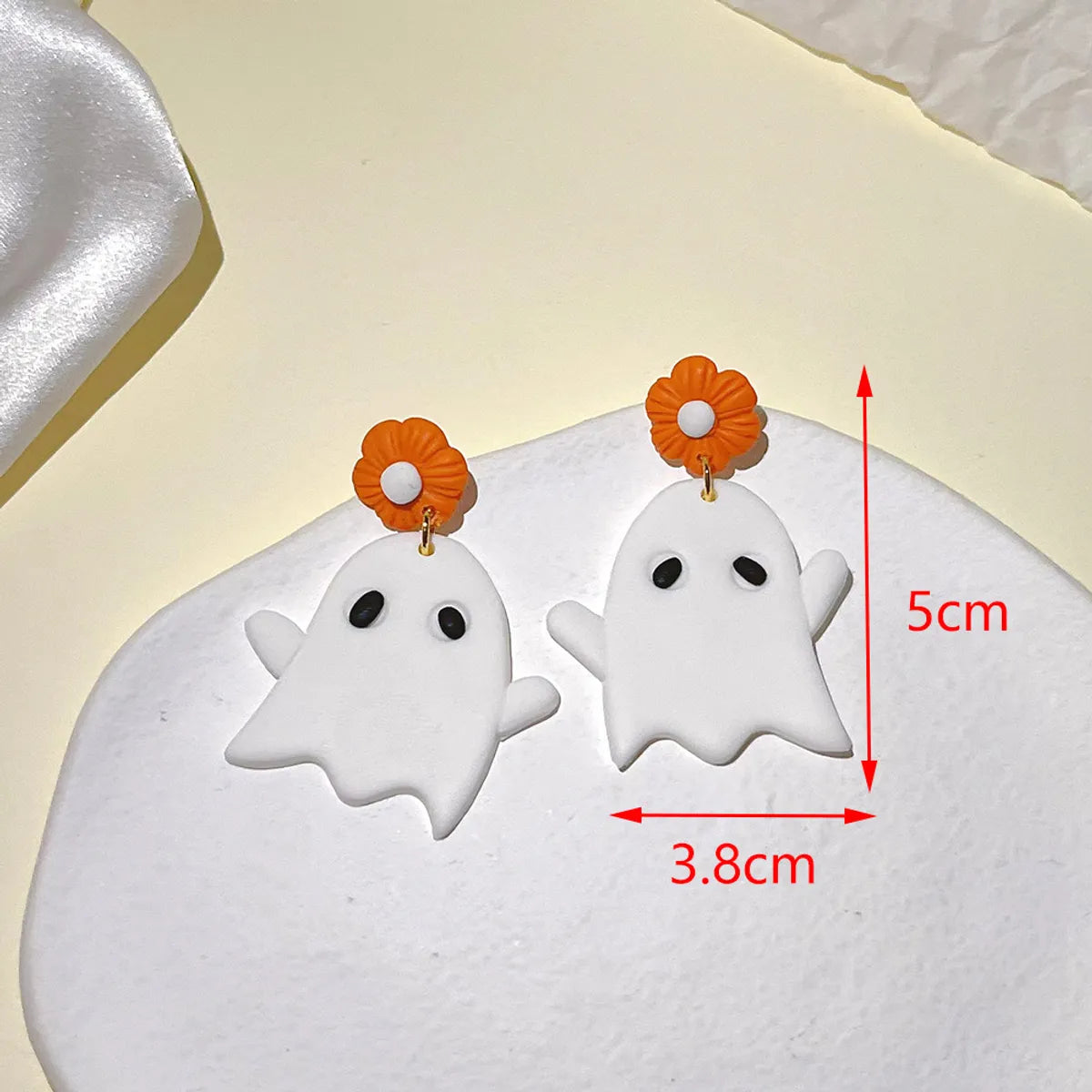 Fashion Pumpkin Soft Clay Women'S Drop Earrings 1 Pair