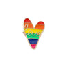 Fashion Rainbow Heart Shape Alloy Plating Unisex Brooches