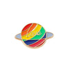 Fashion Rainbow Heart Shape Alloy Plating Unisex Brooches