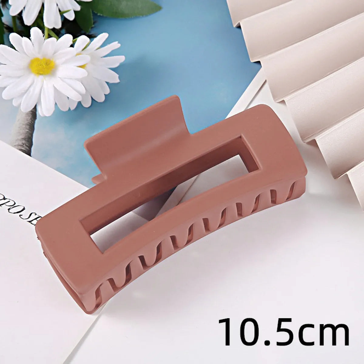 Fashion Rectangle Resin Hair Claws