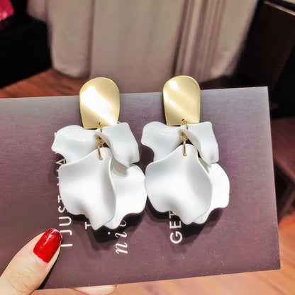 1 Pair Fashion Geometric Alloy Drop Earrings