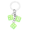 Dice Resin Keychain