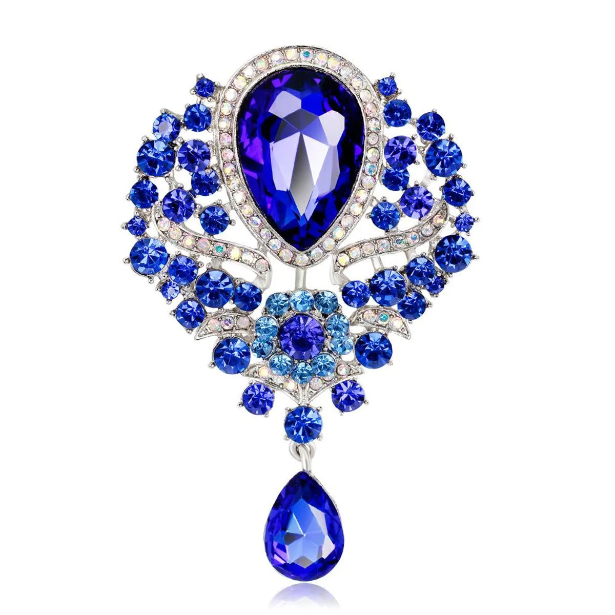 Fashion Rhinestone Glass Alloy Brooch Nhdr132412