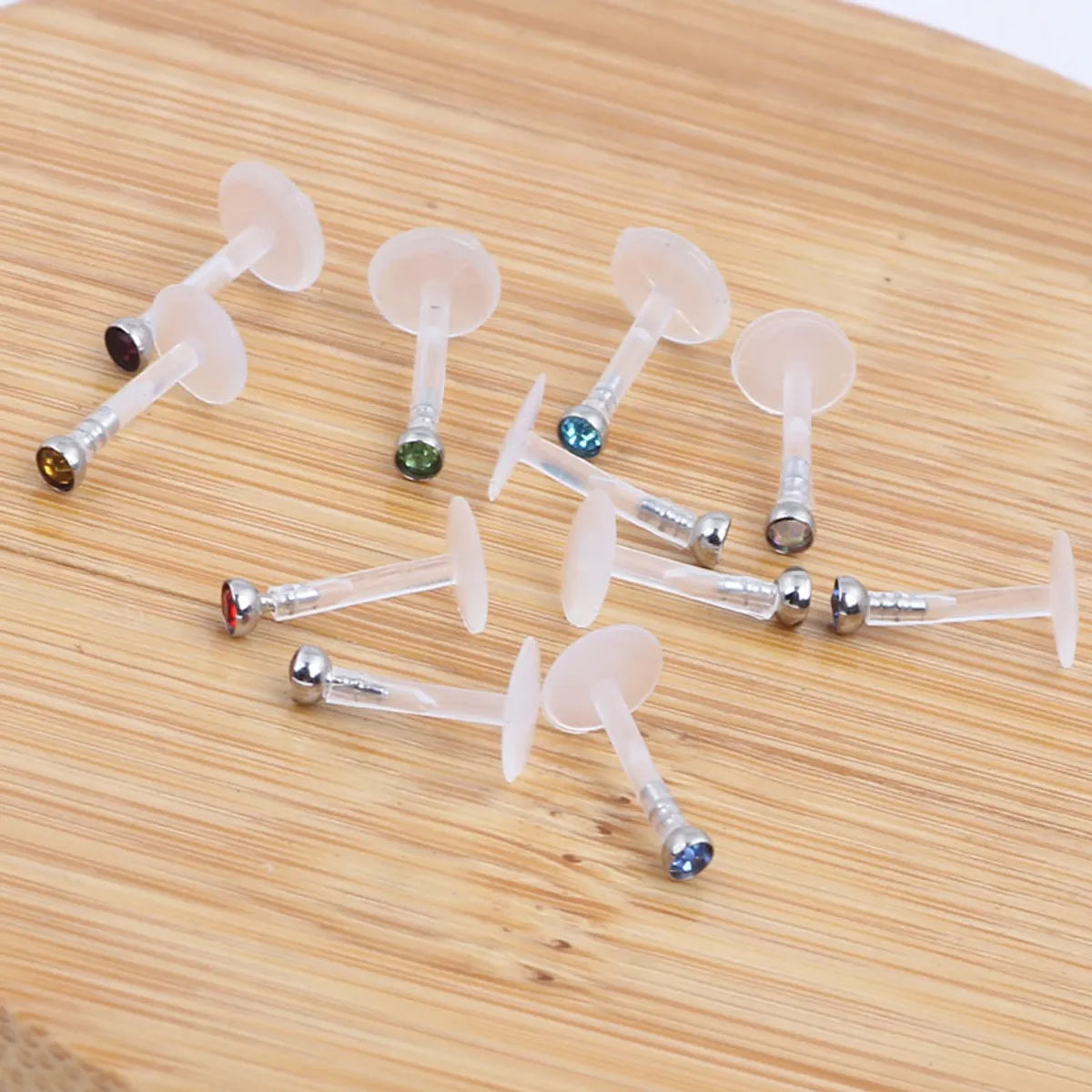 Fashion Rhombus Arylic Metal Ear Studs 1 Piece