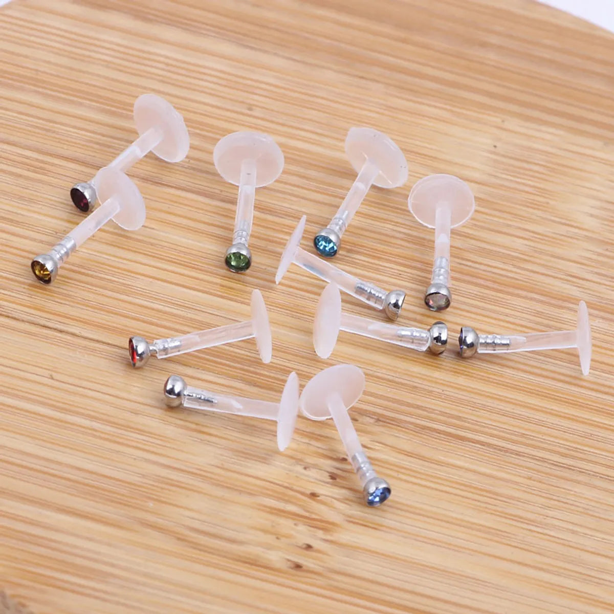 Fashion Rhombus Arylic Metal Ear Studs 1 Piece