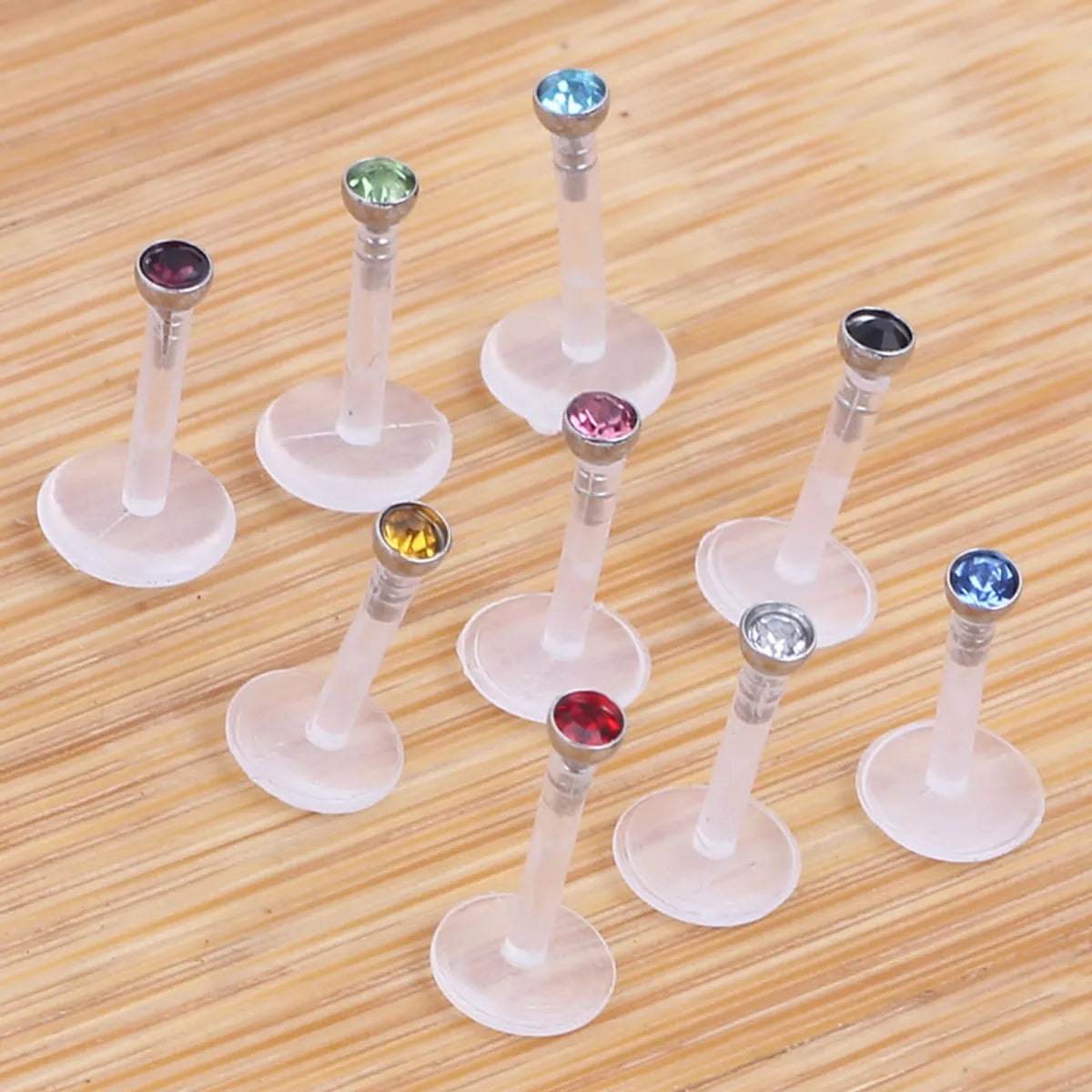 Fashion Rhombus Arylic Metal Ear Studs 1 Piece