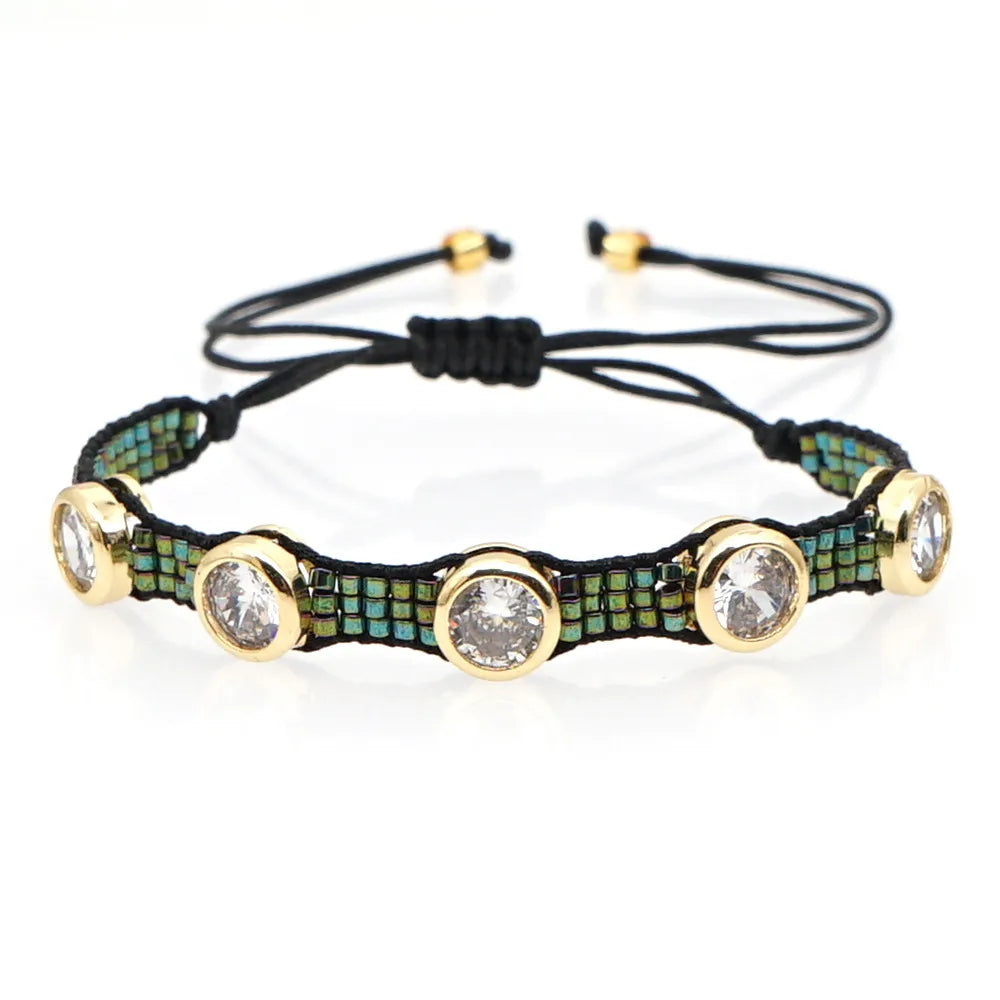 Fashion  Multi-Layered Miyuki Bead Woven Demon Eye Bracelet