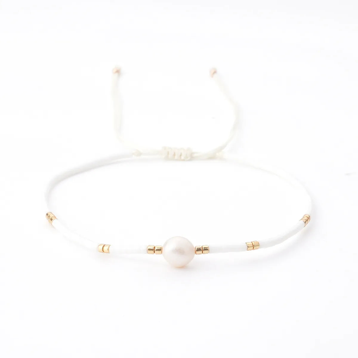 Fashion Round Beaded Pearl Women'S Bracelets 1 Piece