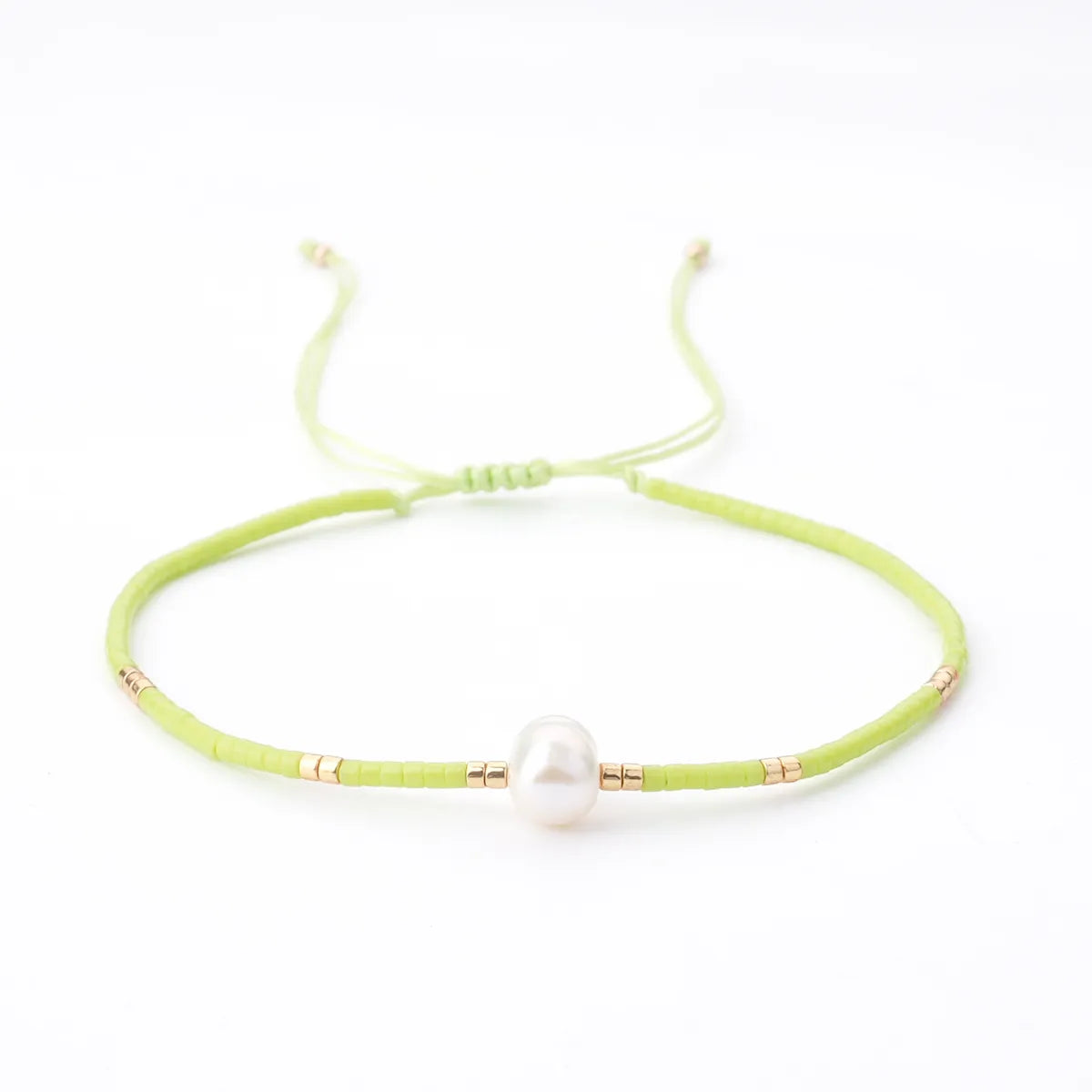 Fashion Round Beaded Pearl Women'S Bracelets 1 Piece