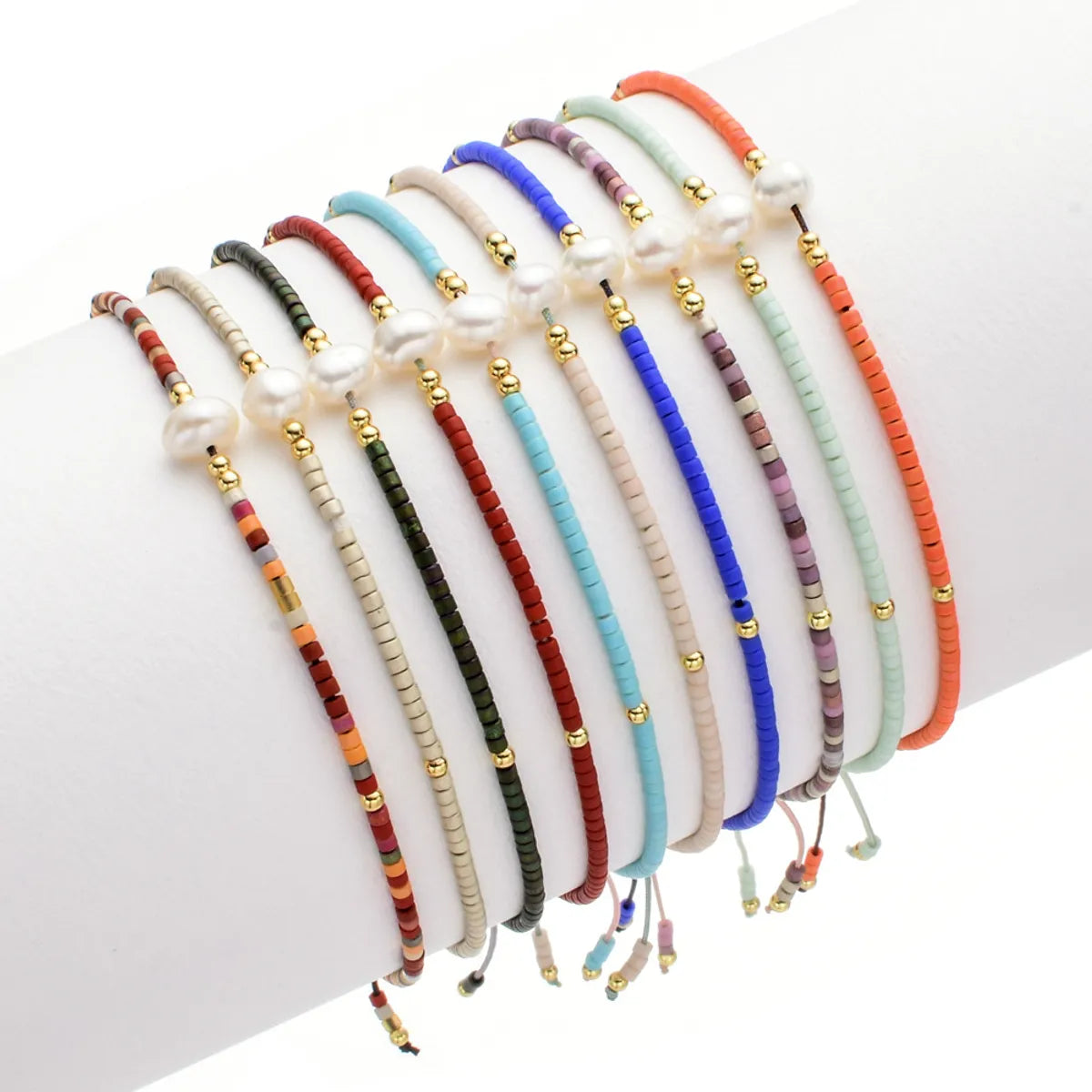 Fashion Round Beaded Pearl Wholesale Bracelets