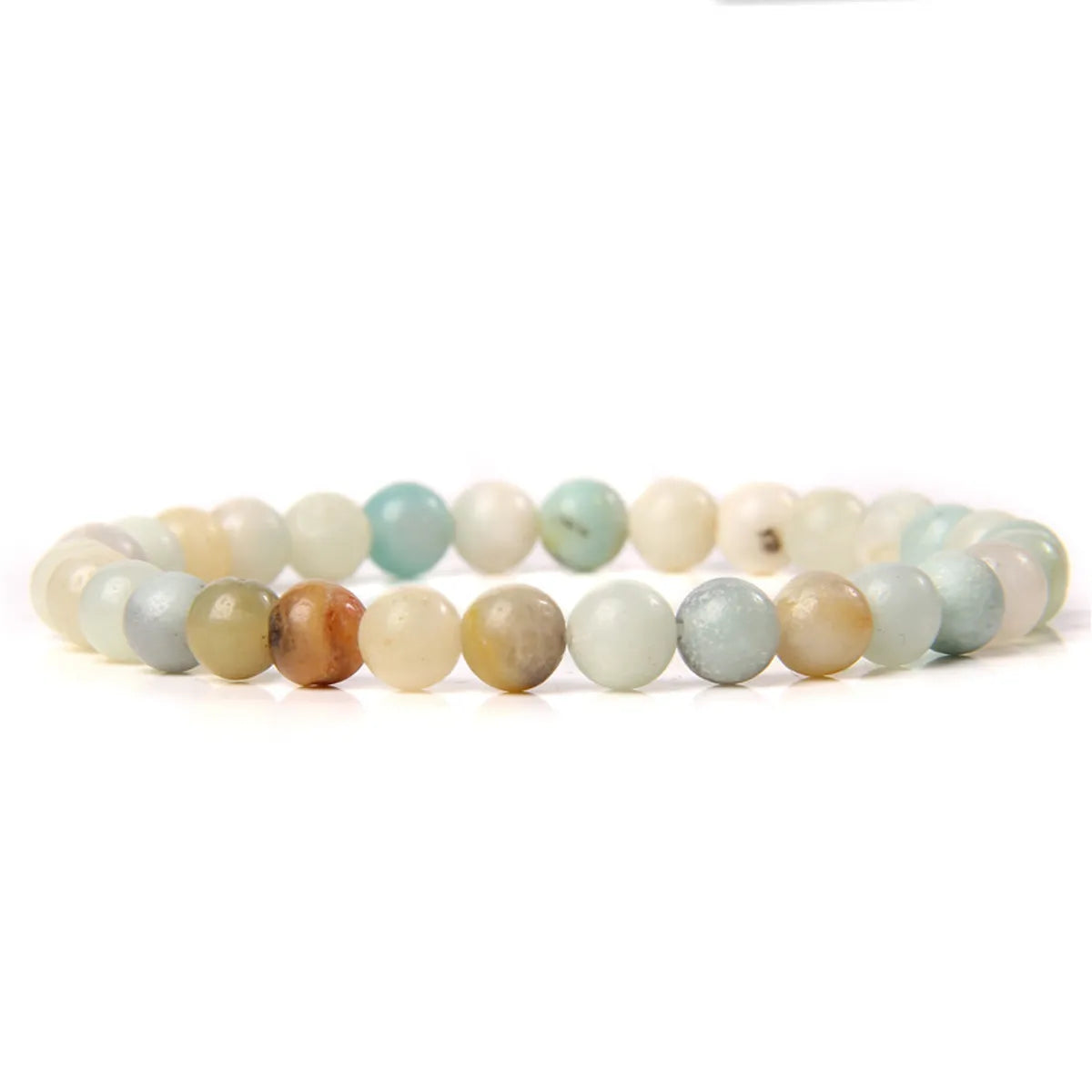 Fashion Round Natural Stone Beaded Bracelets 1 Piece