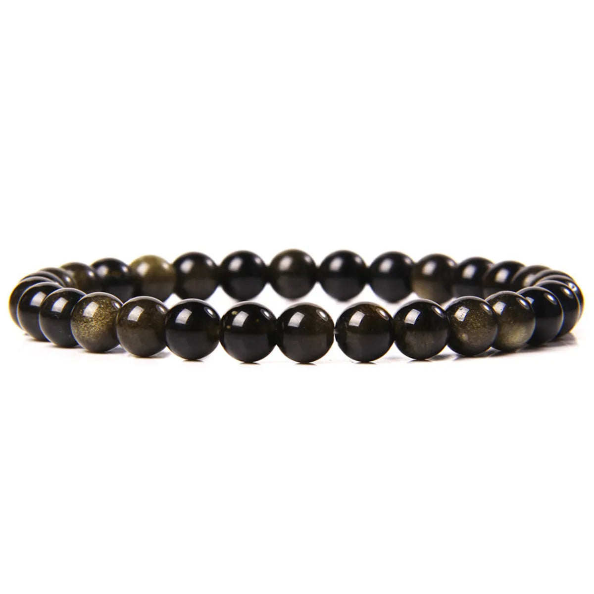 Fashion Round Natural Stone Beaded Bracelets 1 Piece