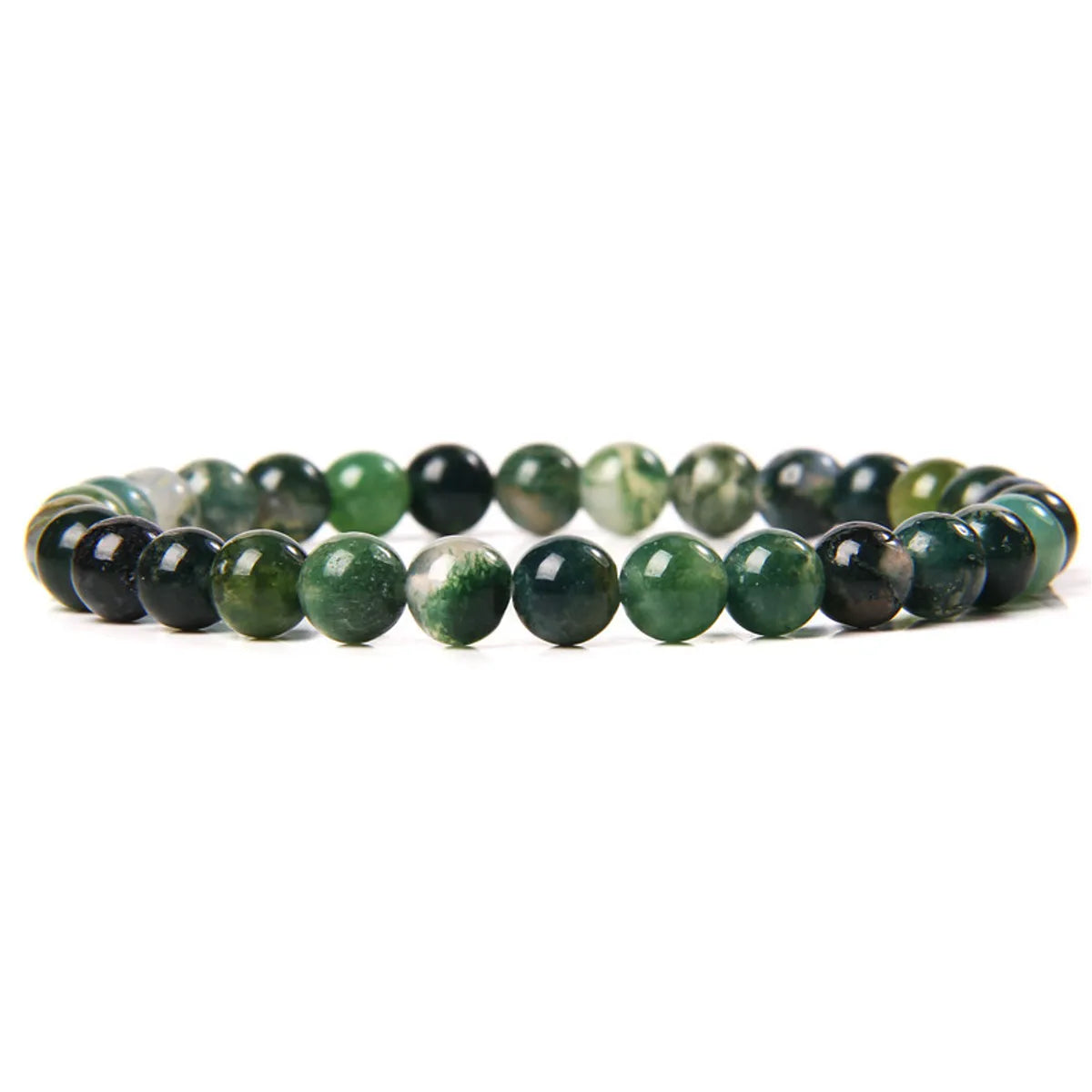 Fashion Round Natural Stone Beaded Bracelets 1 Piece