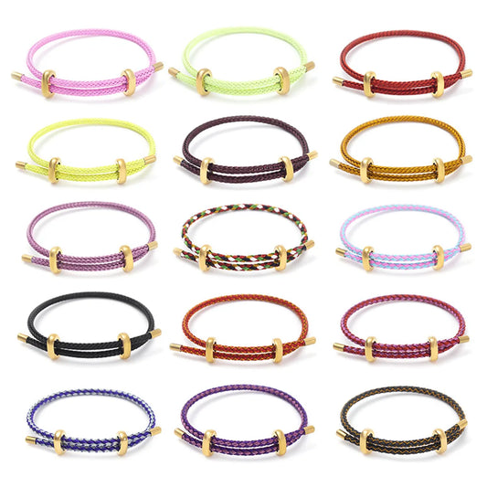 Fashion Round Titanium Steel Plating Bracelets 1 Piece