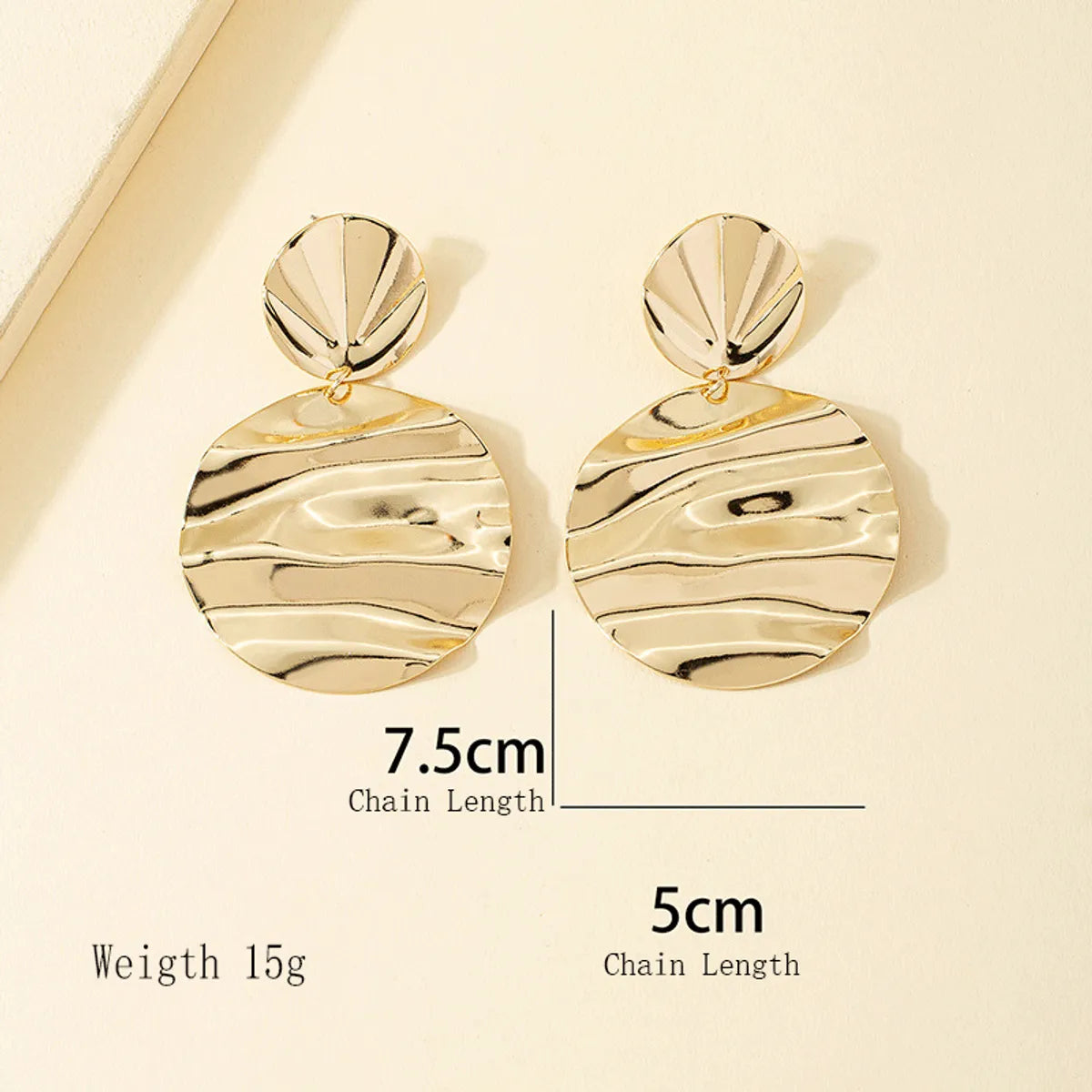 Ins Style Luxurious Lady Geometric Alloy Women's Earrings