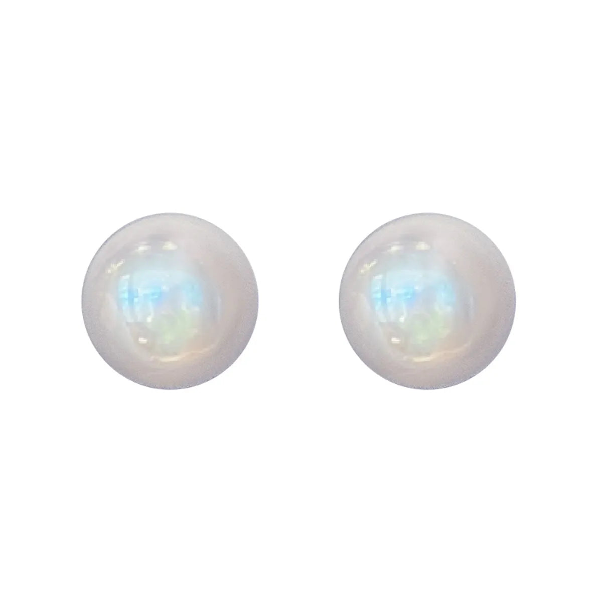 Fashion Semicircle Alloy Pearl Ear Studs