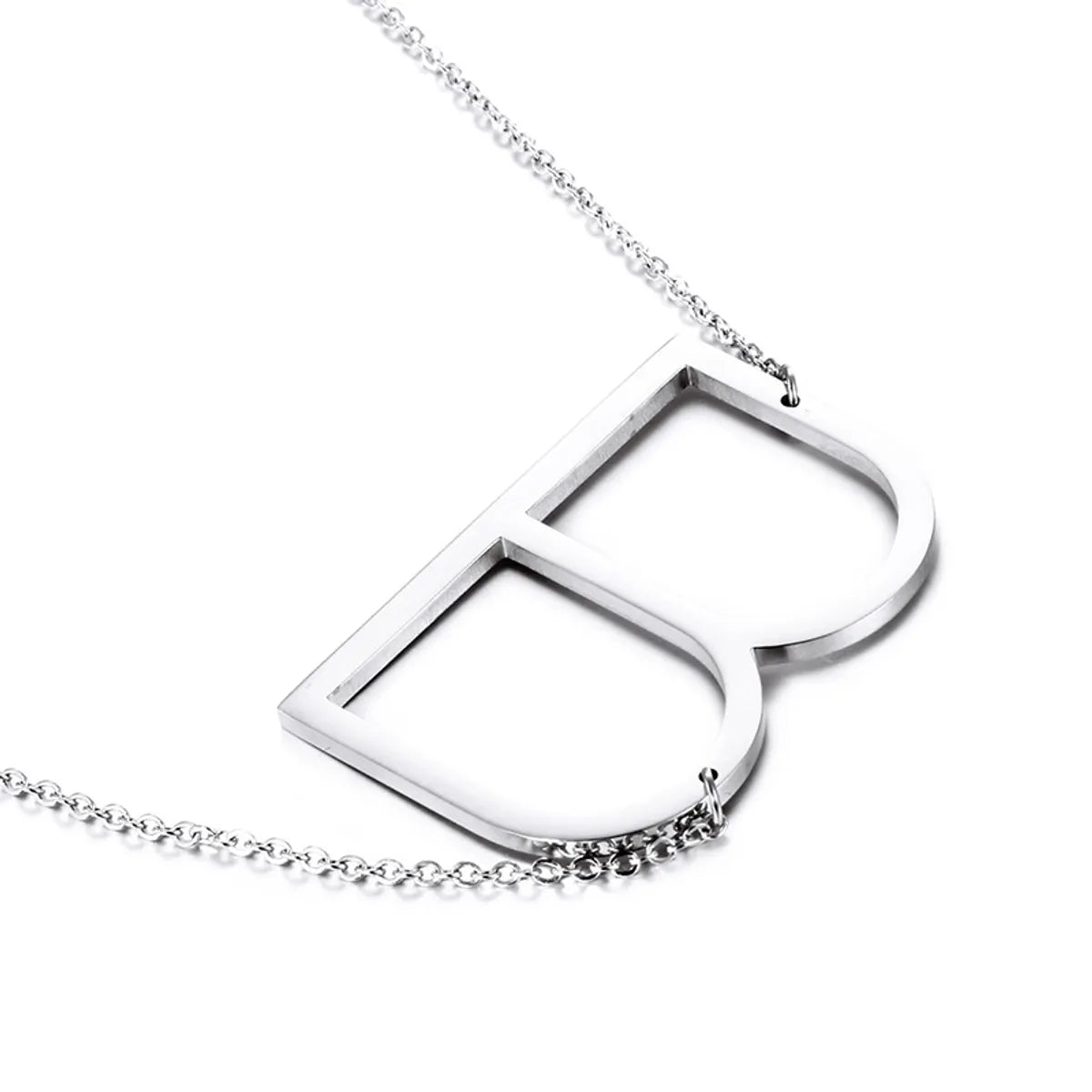 Fashion Simple 26 Letter Stainless Steel Necklace Wholesale Gooddiy