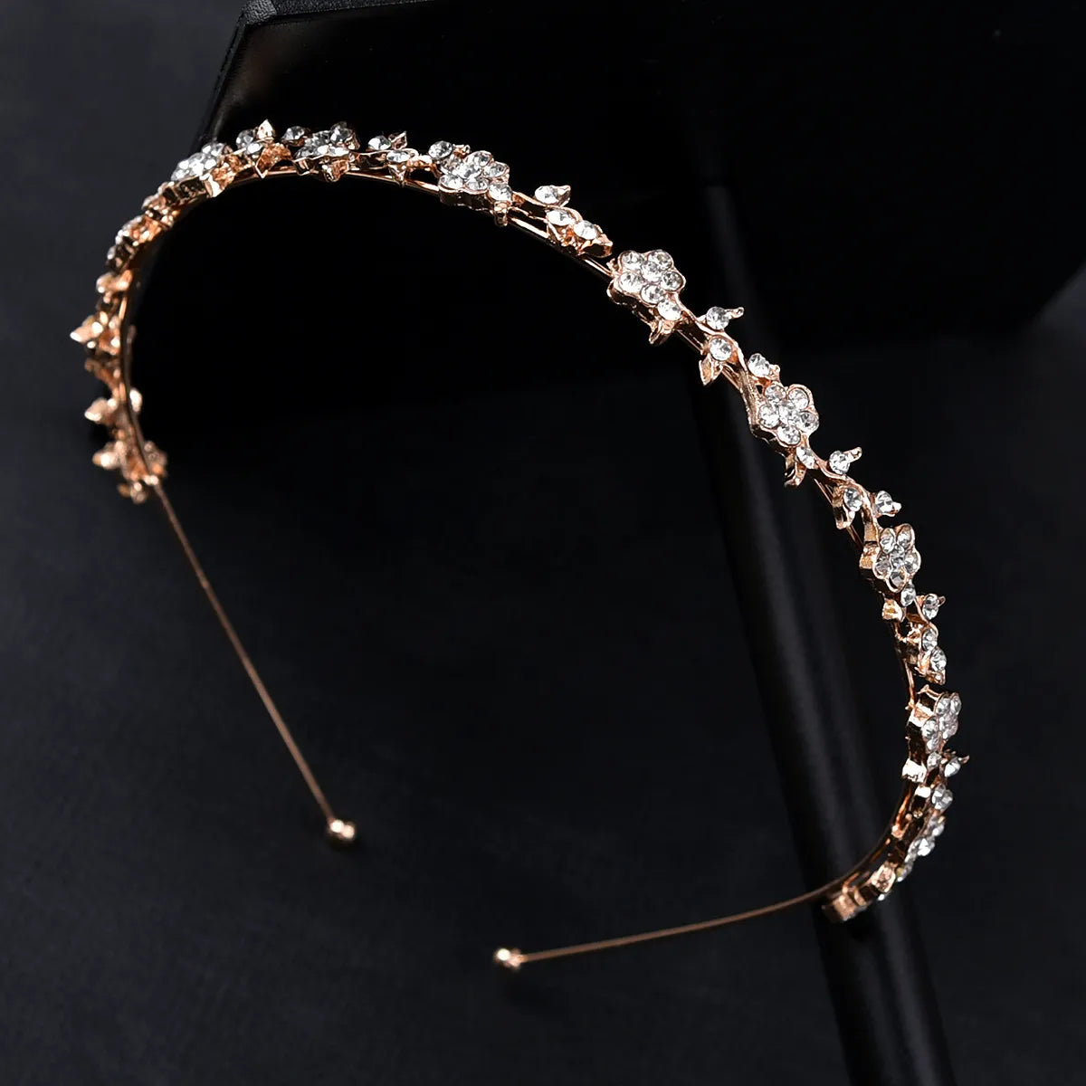 Fashion Simple Alloy Small Flower Diamond Headband Bridal Headdress