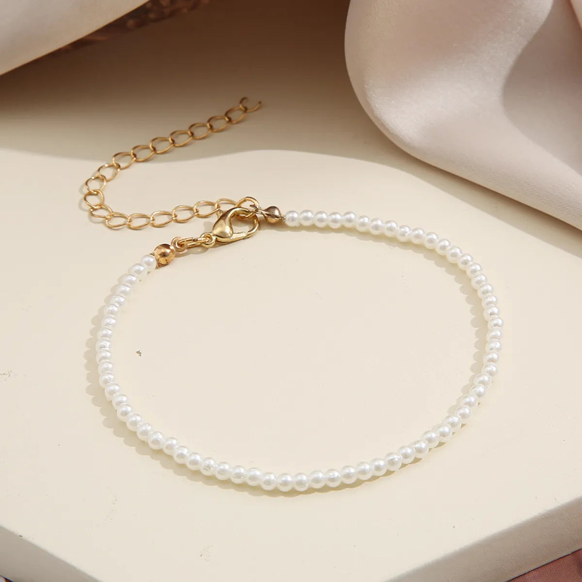 Fashion Simple Baroque Pearl Beaded Retro Bracelet Wholesale