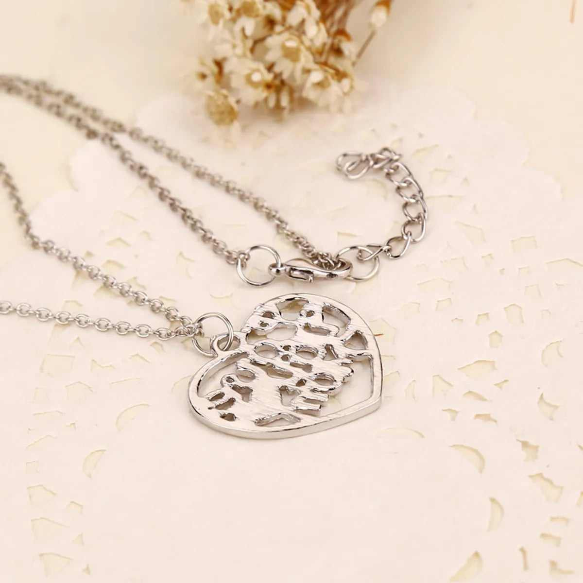 Fashion Simple Clavicle Chain Love You Mom Mother's Day Gift Clavicle Chain Necklace  Wholesale Gooddiy