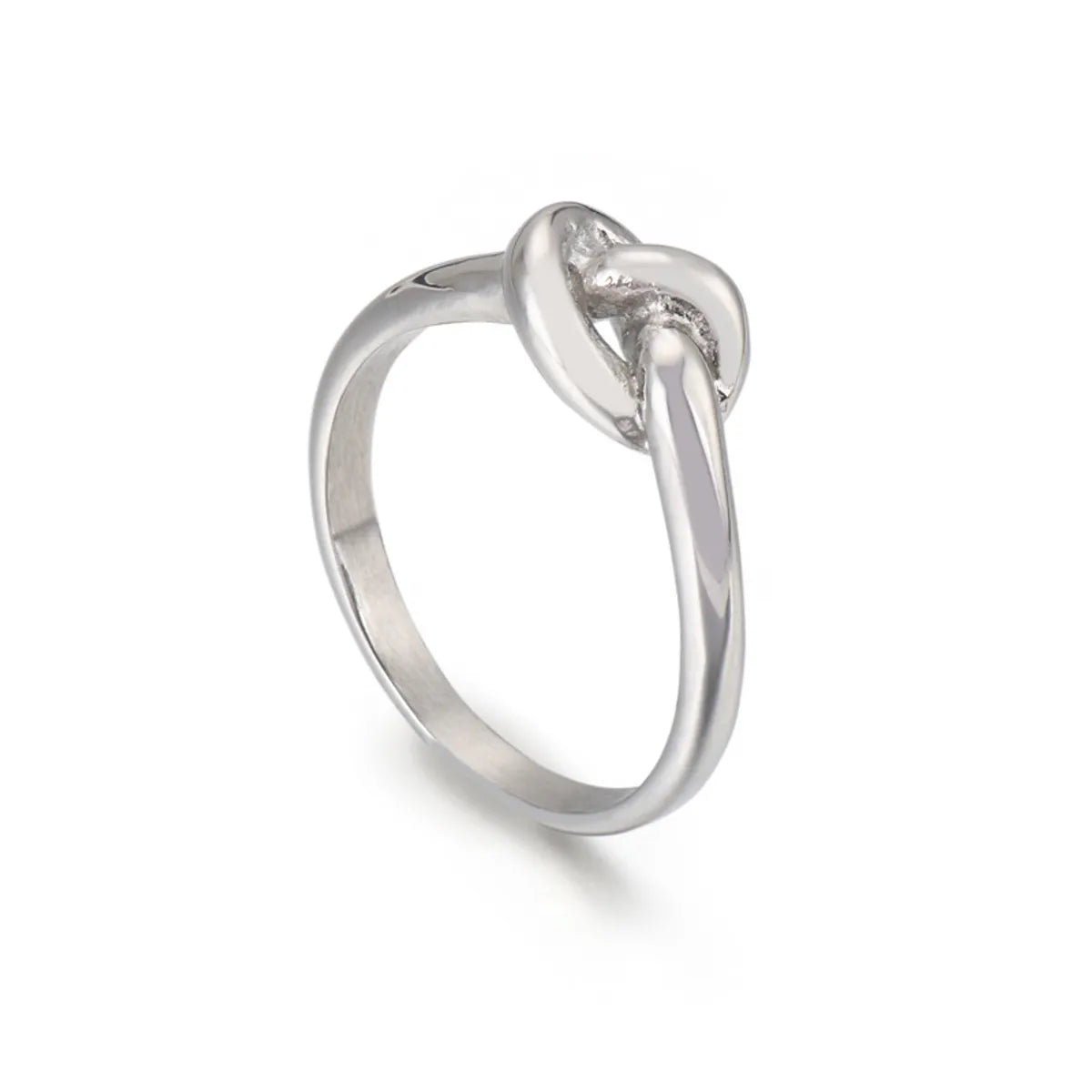 Fashion Simple Concentric Knot Stainless Steel Ring Wholesale Gooddiy