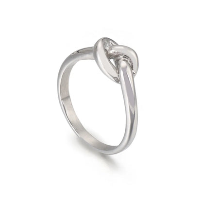 Fashion Simple Concentric Knot Stainless Steel Ring Wholesale Gooddiy