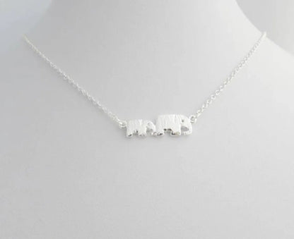 Fashion Simple Elephant Elephant Necklace Nhcu146663