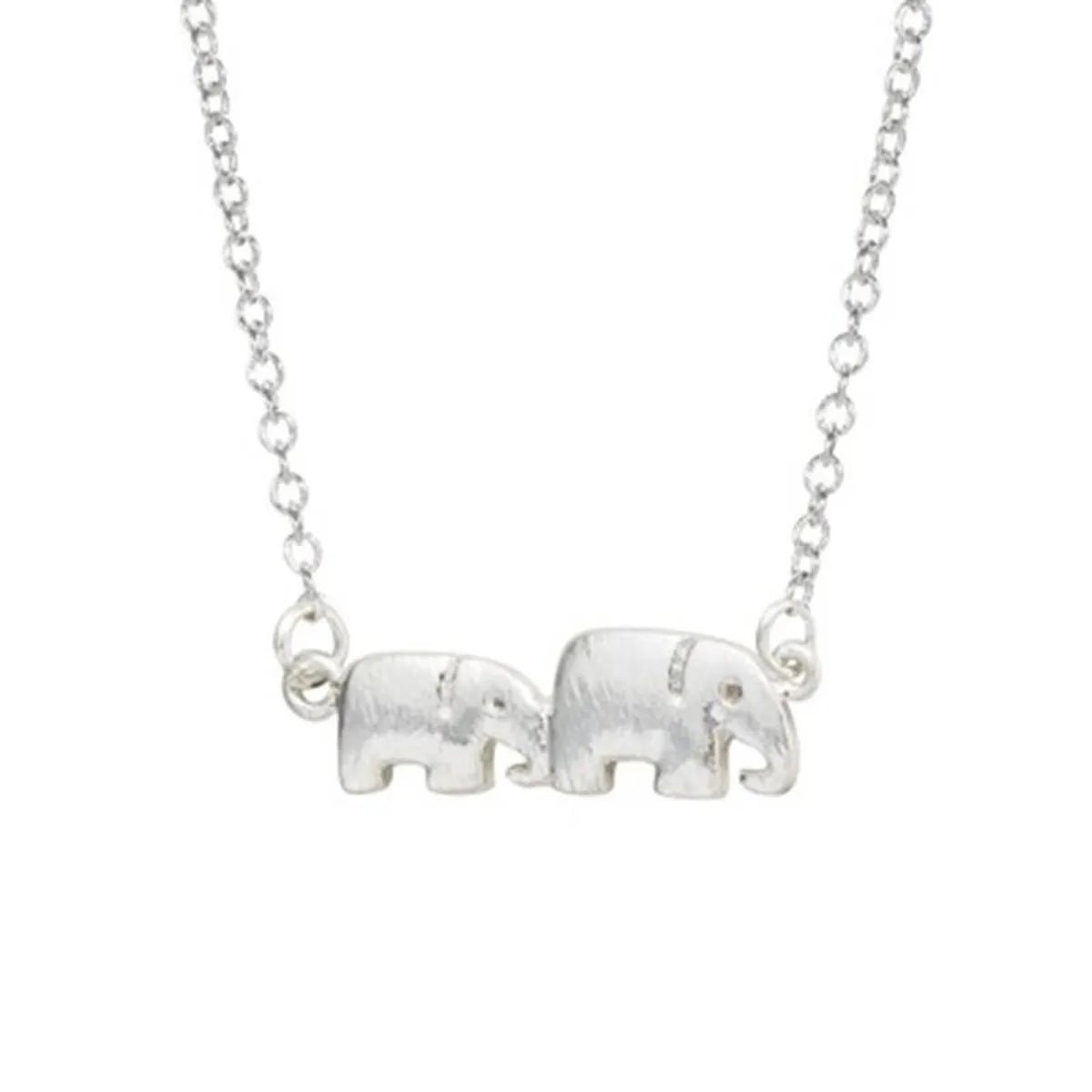 Fashion Simple Elephant Elephant Necklace Nhcu146663