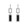 Fashion Simple Geometric Earrings Square Diamond Earrings