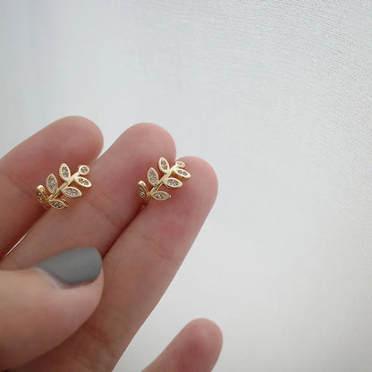 Fashion Simple Leaf Ear Bone Clip Alloy Adjustable Ear Clips