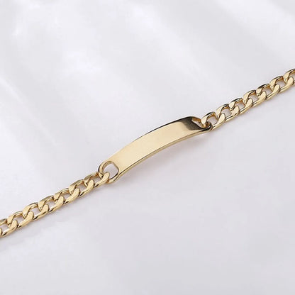 Fashion Simple Personalized Bendable Thick Chain Stainless Steel Bracelet