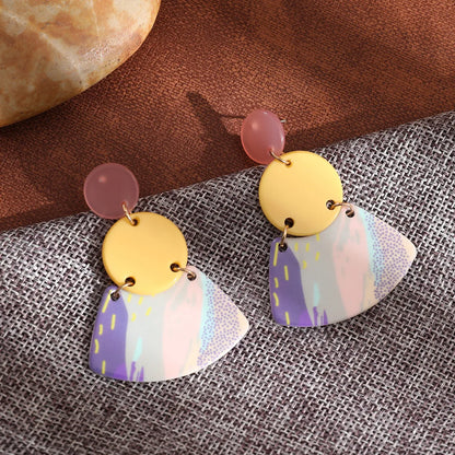 Fashion Simple Style Geometric Arylic Women's Earrings