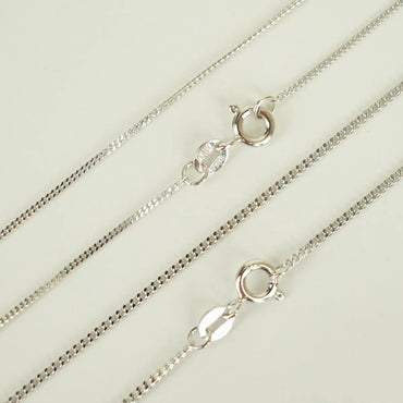 Fashion Simple Style Geometric Sterling Silver Plating Metal Chain Necklace