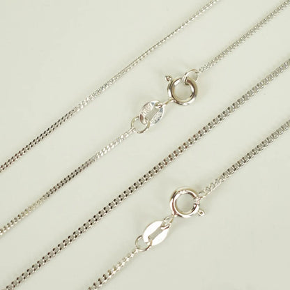 Fashion Simple Style Geometric Sterling Silver Plating Metal Chain Necklace