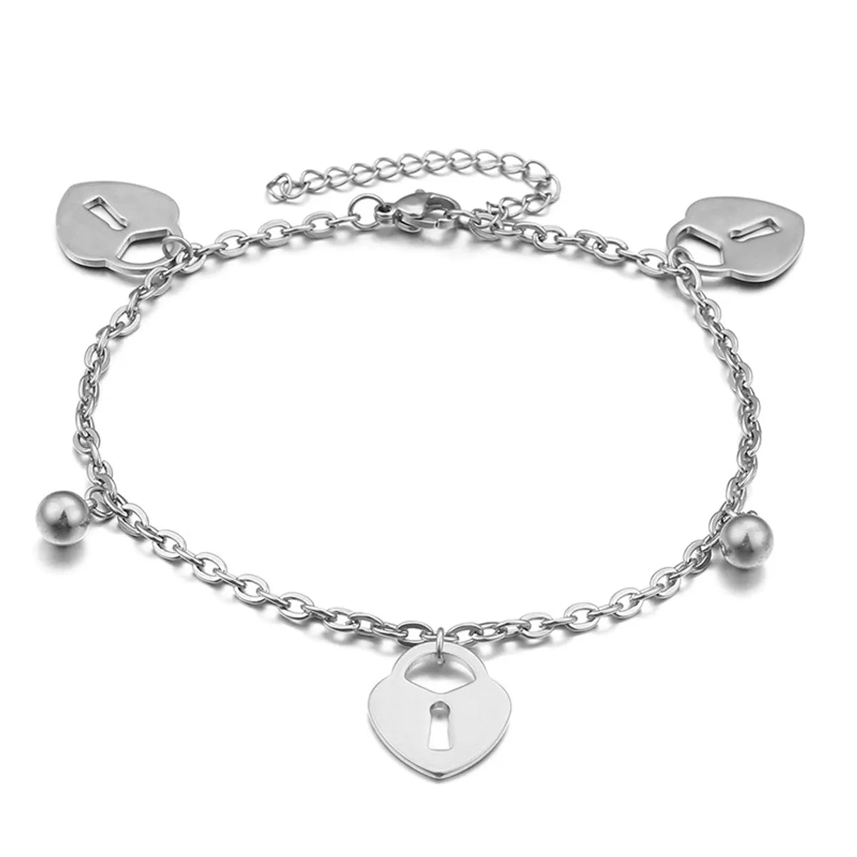 Fashion Simple Wild Stainless Steel Plating 18k Real Gold Anklet