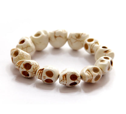 Fashion Skull Turquoise Stoving Varnish Bracelets 1 Piece