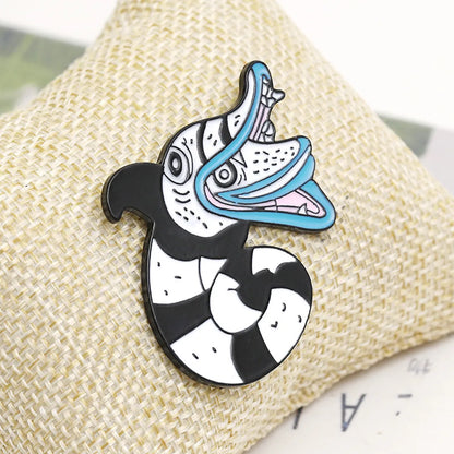 Fashion Snake Alloy Enamel Unisex Brooches