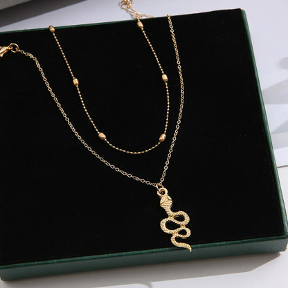 Fashion Snake Alloy Plating Anklet