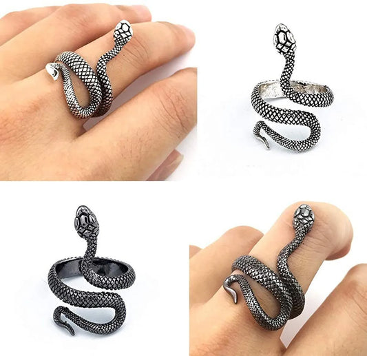 Fashion Snake Alloy Plating Unisex Rings 1 Piece