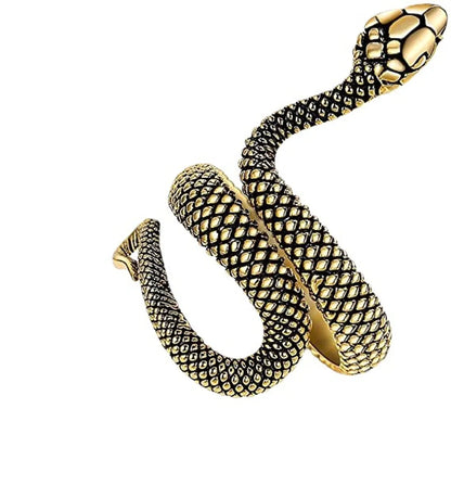 Fashion Snake Alloy Plating Unisex Rings 1 Piece