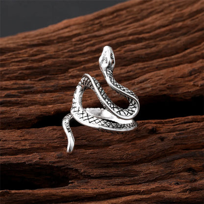 Fashion Snake Lizard Stainless Steel Alloy Rings 1 Piece