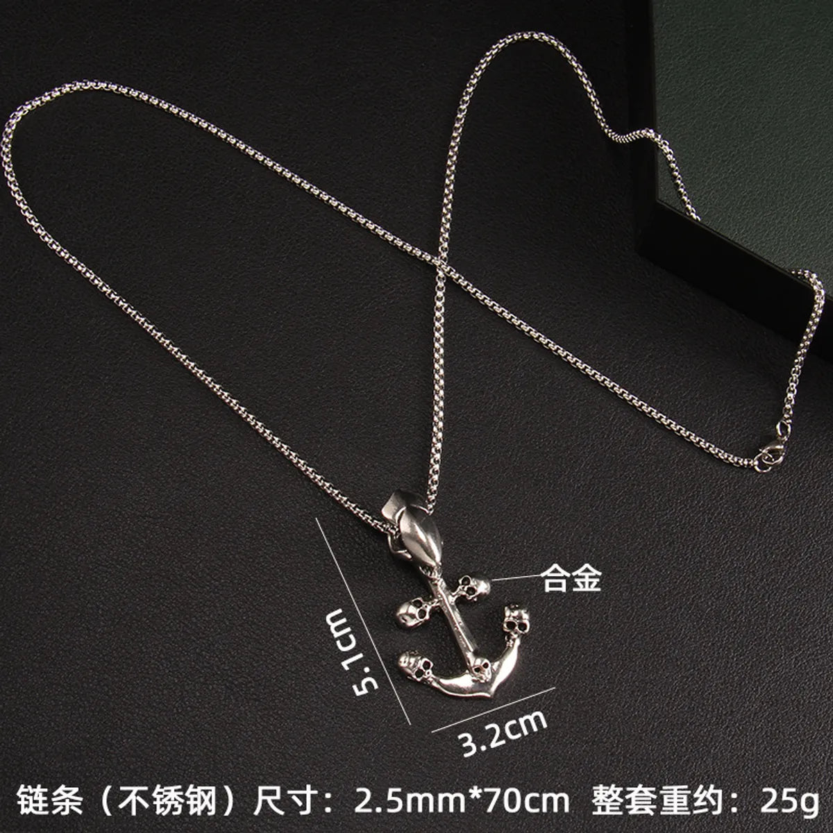 Fashion Snake Stainless Steel Plating Pendant Necklace 1 Piece