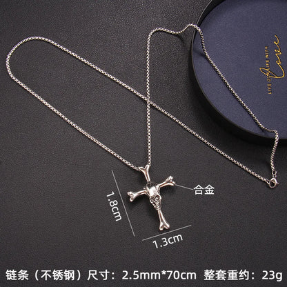 Fashion Snake Stainless Steel Plating Pendant Necklace 1 Piece